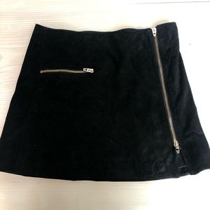 Blanknyc suede skirt